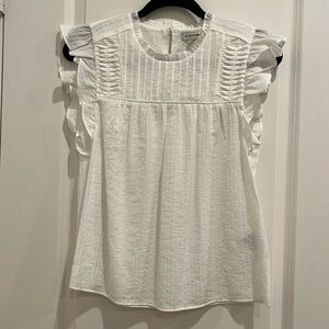 CLUB MONACO White Blouse Tank